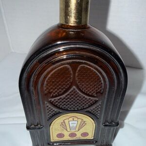 Avon Brown and Gold Shaving Bottle